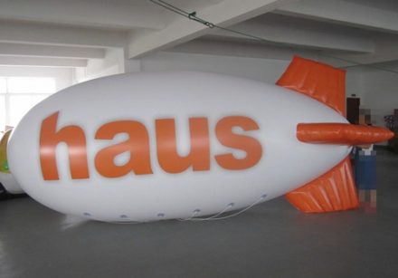 Helium PVC Blimp with 2 logo