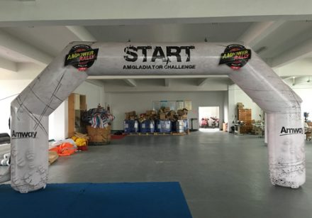 Start & Finish air cold inflatable arch