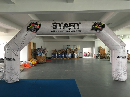 start inflatable arch