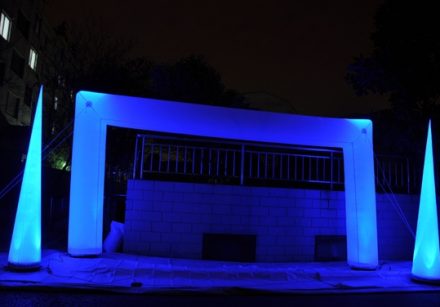 Door Shape Inflatable Arch Lighting