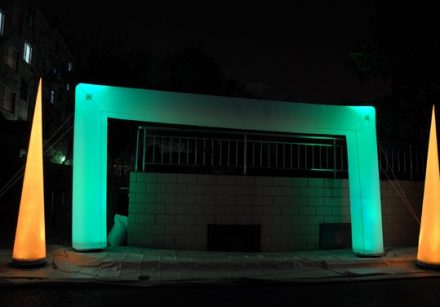 Door Shape Inflatable Arch Lighting