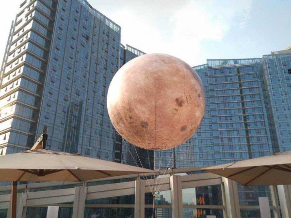 2.5m Moon Balloon Light Sky Float - Image 3