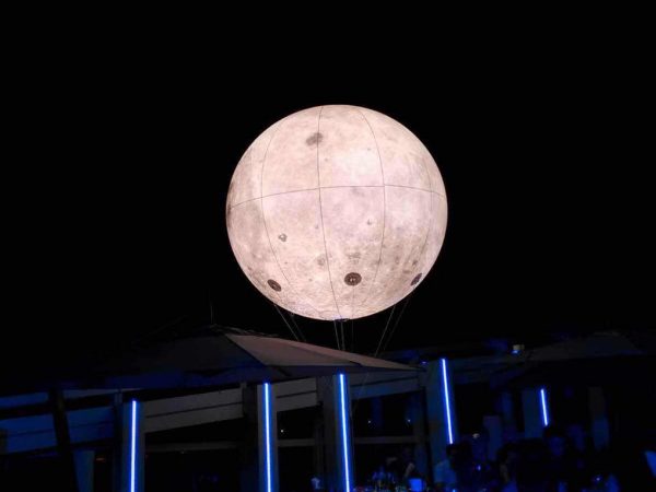 2.5m Moon Balloon Light Sky Float - Image 4