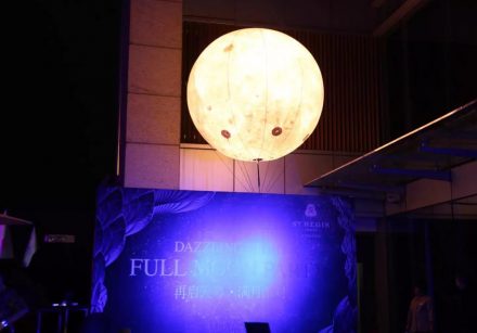 2.5m Moon Balloon Light Sky Float