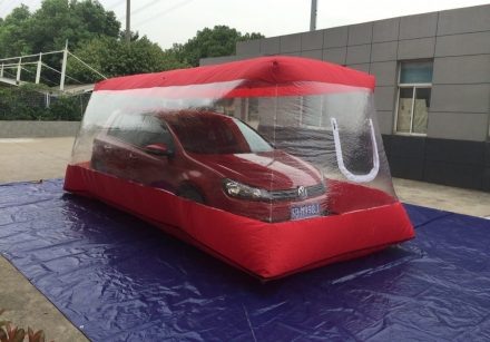 Inflatable Clear Car Cover | Plus Version