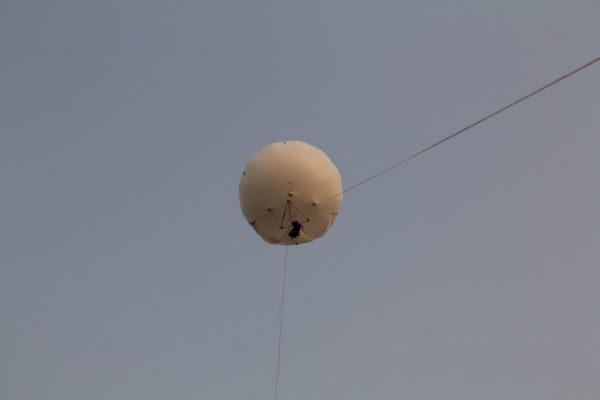 Aerial Balloon With Veil - No Frame
