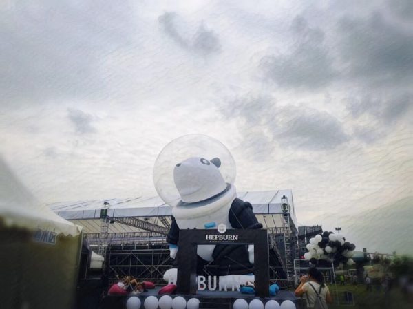 10m inflatable panda