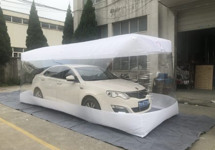 Inflatable Clear Car Cover | Customiz | India TATA Motor