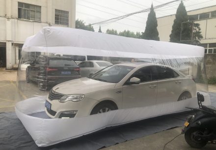 Inflatable Clear Car Cover | Customiz | India TATA Motor