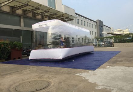 Inflatable Clear Car Cover | Customize | Tata Motor