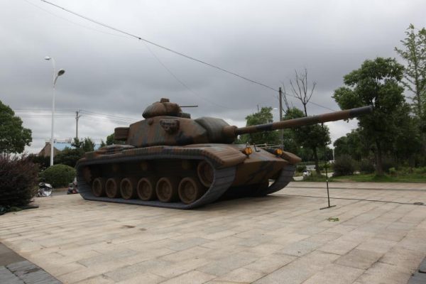 M60 main battle tank inflatable military dummy