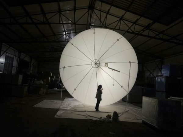 6m white manned performance sky balloon