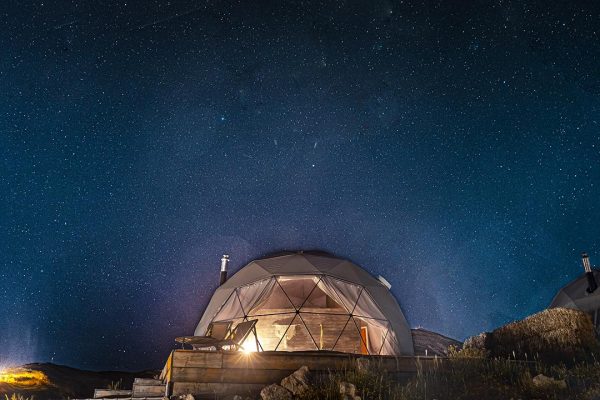 Luxury Glamping geodesic dome tent