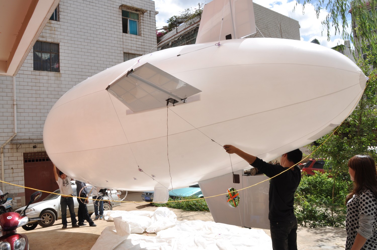 9m Rc Blimp Cinema Balloons Light Balloons Grip Cloud Balloons