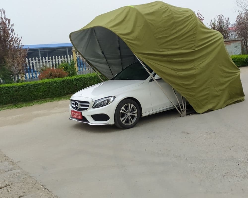 Finden Sie Hohe Qualität Folding Garage Car Cover Hersteller und