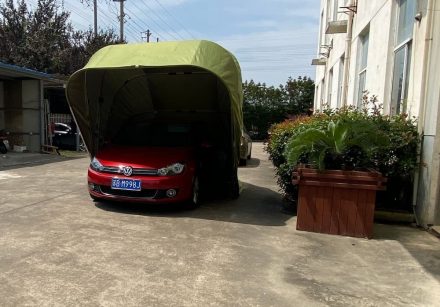 Semi-Automatic Folding Car Garage