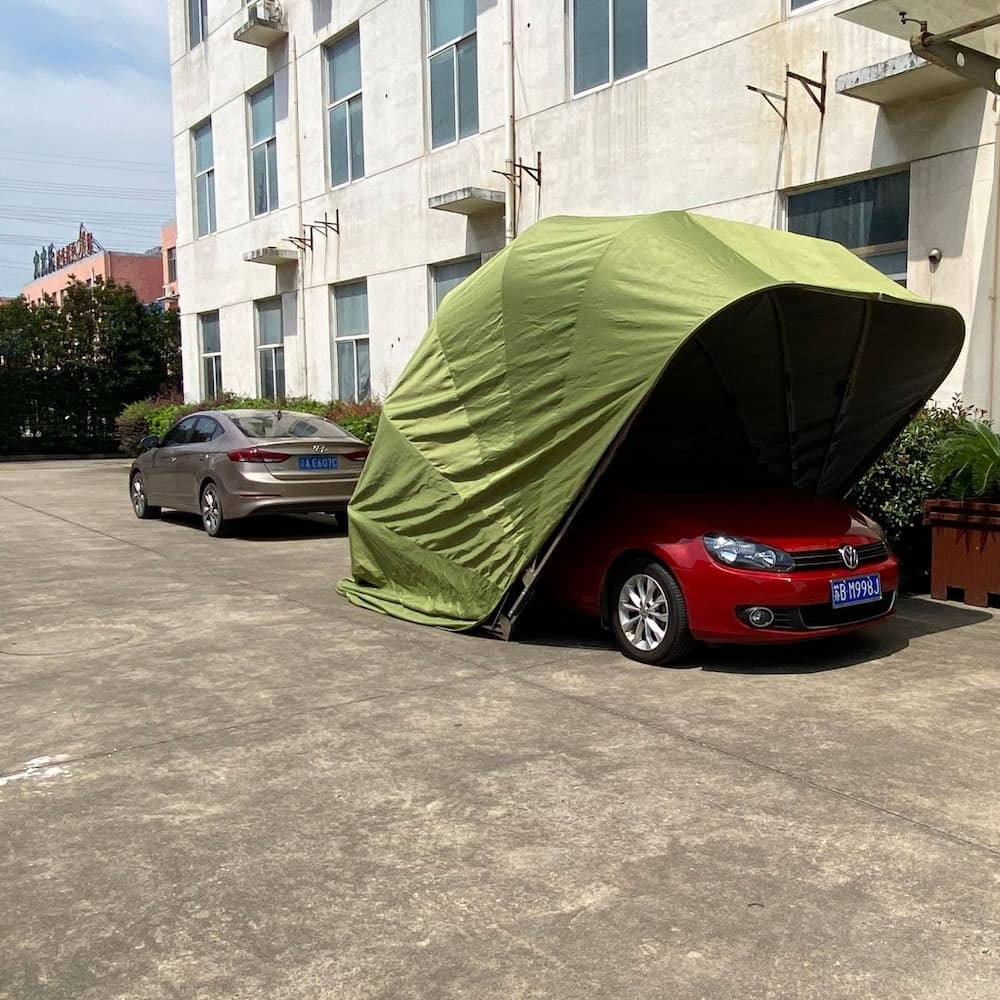 car garage side view 1 | Balloon Light | Helium Compressor | Inflatable Tent | Car Cover