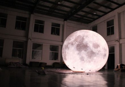 5m Moon Balloon With Light
