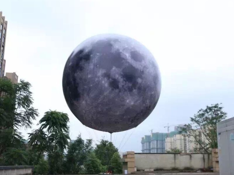 5m moon balloon inflate | Balloon Light | Helium Compressor | Inflatable Tent | Car Cover
