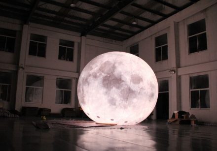 5m Moon Balloon With Light