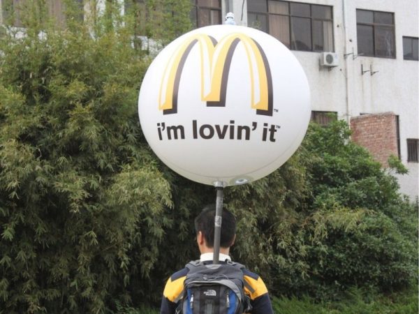 1m Walking Backpack Balloon No Light - Image 3