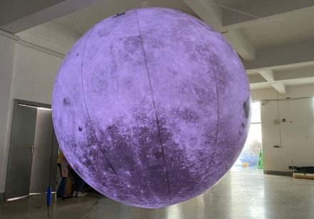 Rgb Led Lighting Moon Balloon