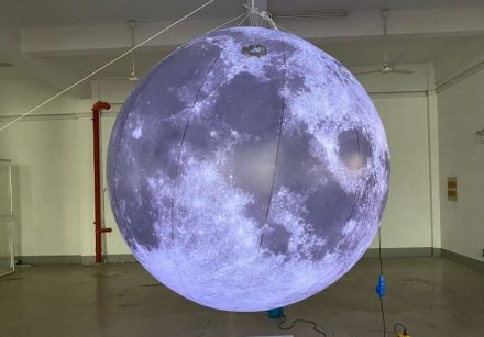 Rgb Led Lighting Moon Balloon