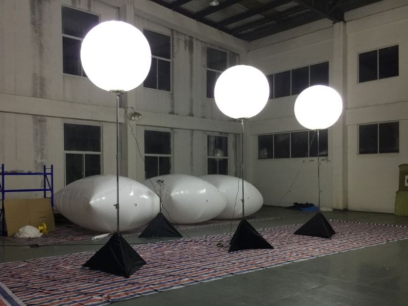 nylon bright led tripod balloon 2021 | Tichuan