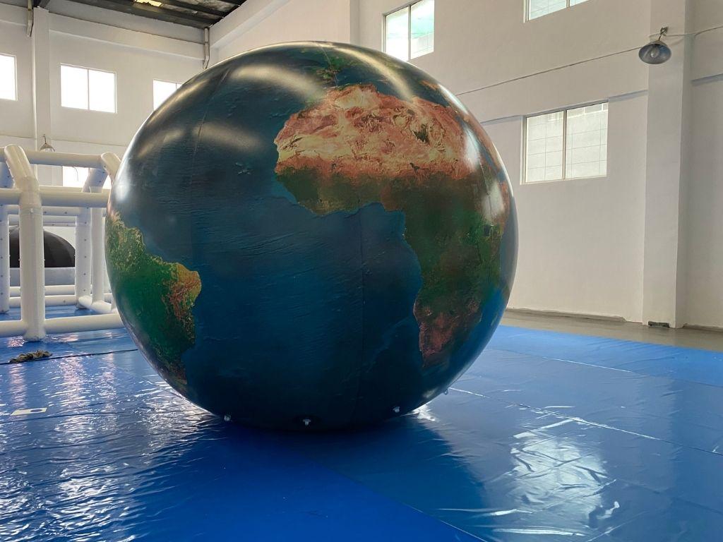 3m globe balloon print | Balloon | Blimp | Inflatable | Helium Compressor | Tichuan Internatioanal