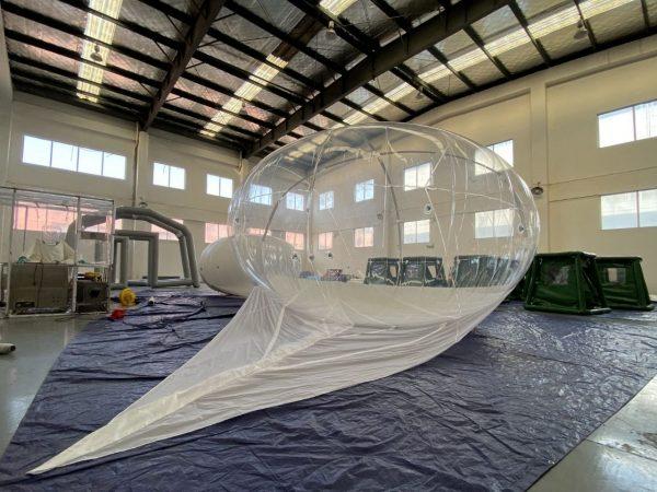 Aerial Oblate Spheroid Balloon 30m3 Clear - Image 2