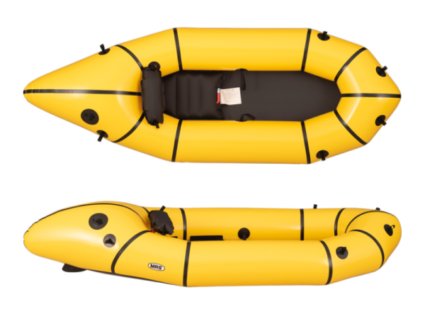 yellow one person packcraft boat | Tachen Innovation