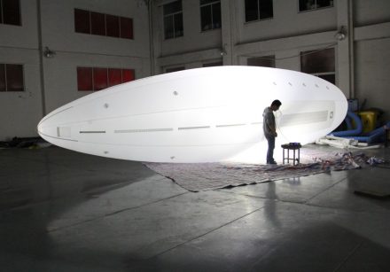 10m White Nylon Blimp