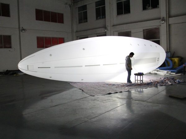 10m White Nylon Blimp - Image 2