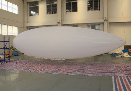 8m White Nylon Blimp