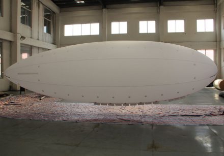 8m White Nylon Blimp