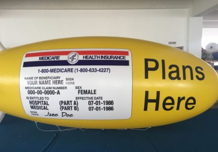 Medicare Advertising Blimp