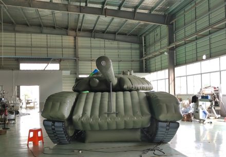 Inflatable Military Decoy T72 Tank PVC