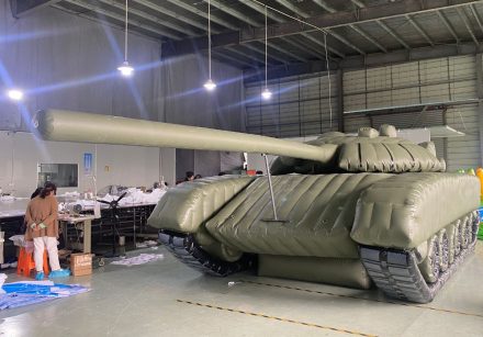 Inflatable Military Decoy T72 Tank PVC