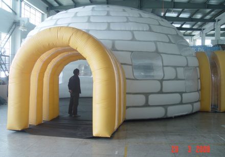 Dome Tent With Two Tunnels