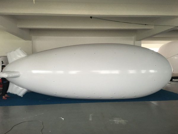 White Advertising Blimp - Image 4