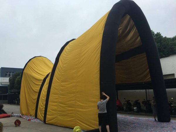 Inflatable Yellow Tent - Image 4