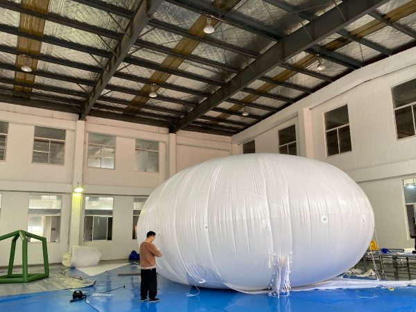 120 m3 Aerostat Balloon 02 | Cinema Balloons, Light Balloons,Grip Cloud Balloons, Helium Compressor, Rc Blimps, Inflatable Tent , Car Cover - Supplier