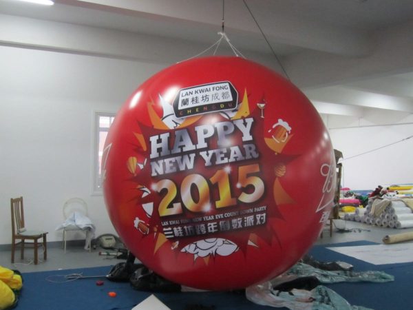 4m Chendu Happy New Year Balloon Thumbnail 02 | Cinema Balloons, Light Balloons,Grip Cloud Balloons, Helium Compressor, Rc Blimps, Inflatable Tent , Car Cover - Supplier