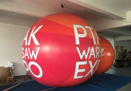 4m Poland PTAK Expo Helium Balloon