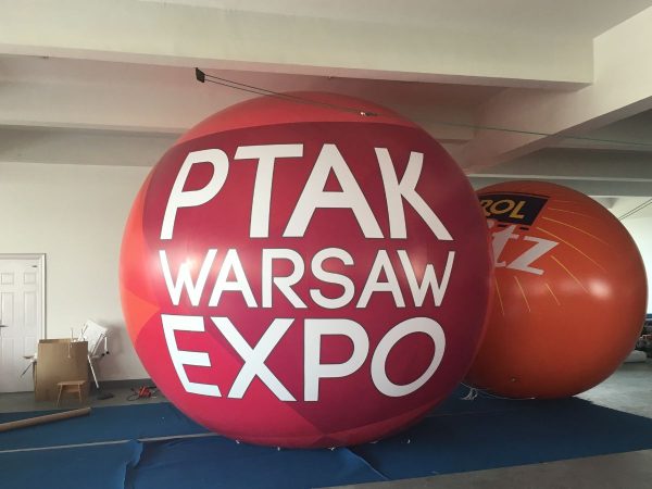 4m Poland PTAK Expo Balloon Thumbnail 03 | Cinema Balloons, Light Balloons,Grip Cloud Balloons, Helium Compressor, Rc Blimps, Inflatable Tent , Car Cover - Supplier