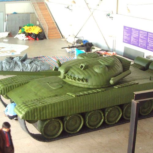 inflatable tank T72 03 | Cinema Balloons, Light Balloons,Grip Cloud Balloons, Helium Compressor, Rc Blimps, Inflatable Tent , Car Cover - Supplier
