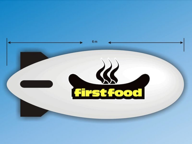 first food blimp design