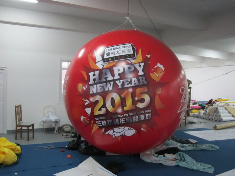 happy new year balloon