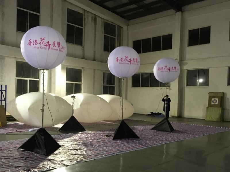 nylon bright led tripod balloon